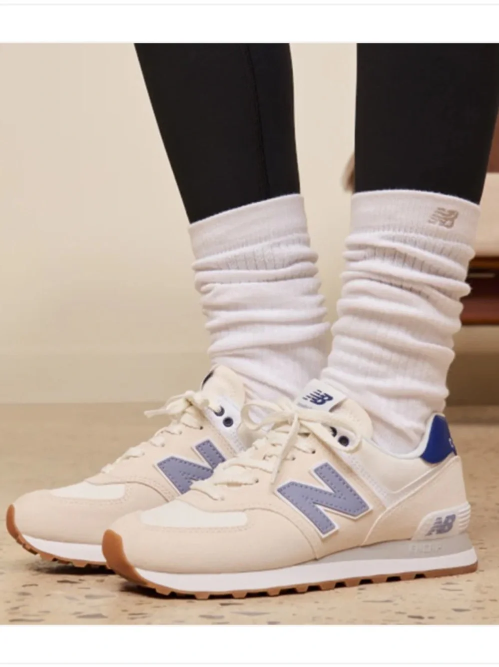 New Balance Classics 574 - Linen/Indigo